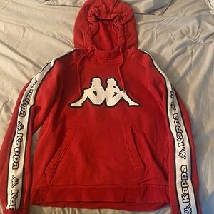 Women’s Kappa Red Pullover with Iconic Logo